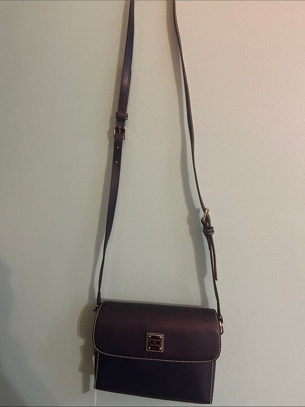 Dooney & Bourke Navy Blue Leather Crossbody